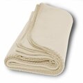 Kd Bufe 50 x 60 in. Promo Blanket, Cream KD2803634